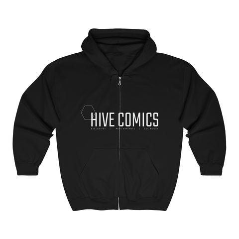 Hive Logo Full Zip Hooded Sweatshirt